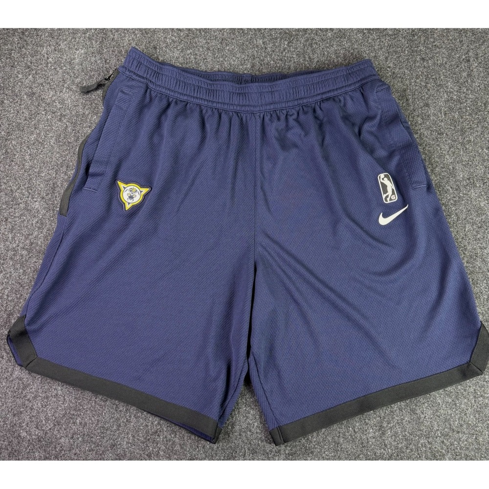 Nike Dri Fit Ft Wayne Indiana Mad Ants NBA G League Logo Team Zip Shorts Mens XL